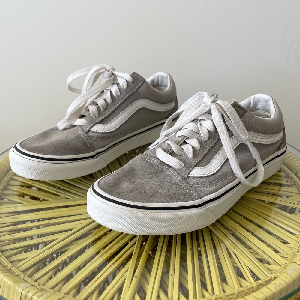 Van’s Old Skool Grey Sneaker Shoe Women’s Size 5